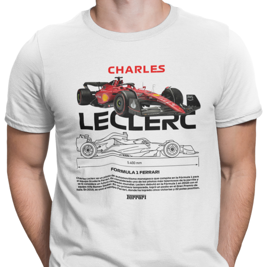 CAMISETA / SUDADERA COCHES FORMULA 1 CHARLES LECLERC
