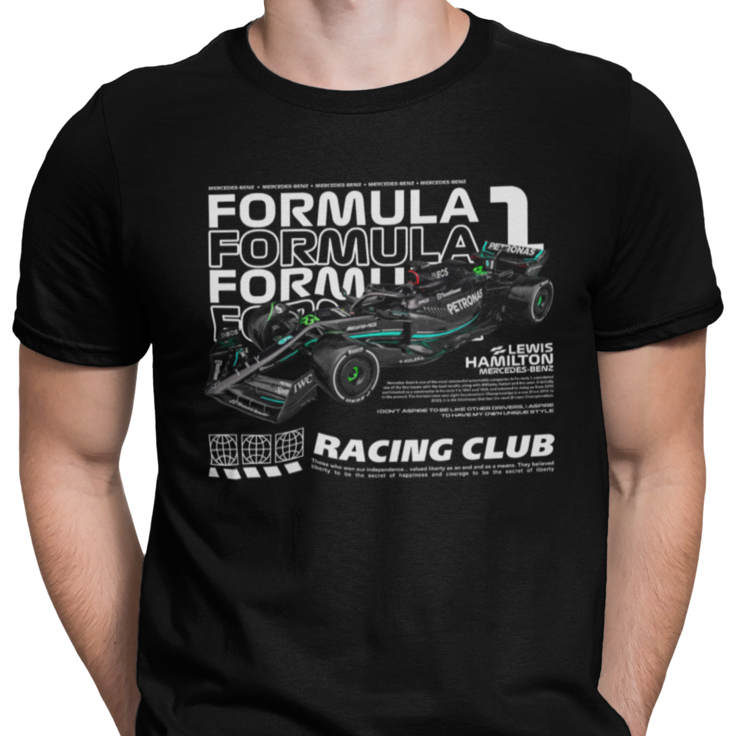 CAMISETA / SUDADERA COCHES FORMULA 1 RACING CLUB