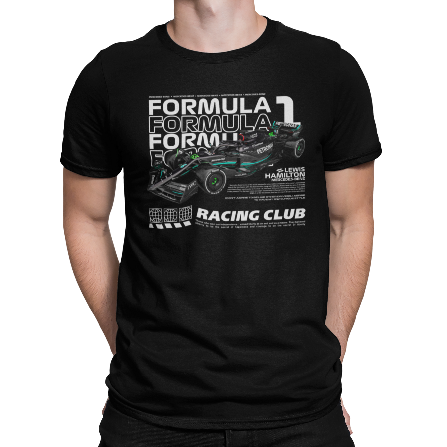 CAMISETA / SUDADERA COCHES FORMULA 1 RACING CLUB