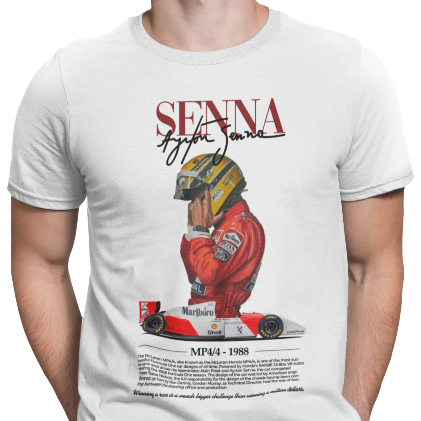 CAMISETA / SUDADERA COCHES FORMULA 1 SENNA