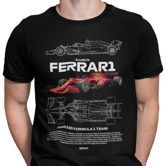 CAMISETA / SUDADERA COCHES FORMULA 1 FERRARI
