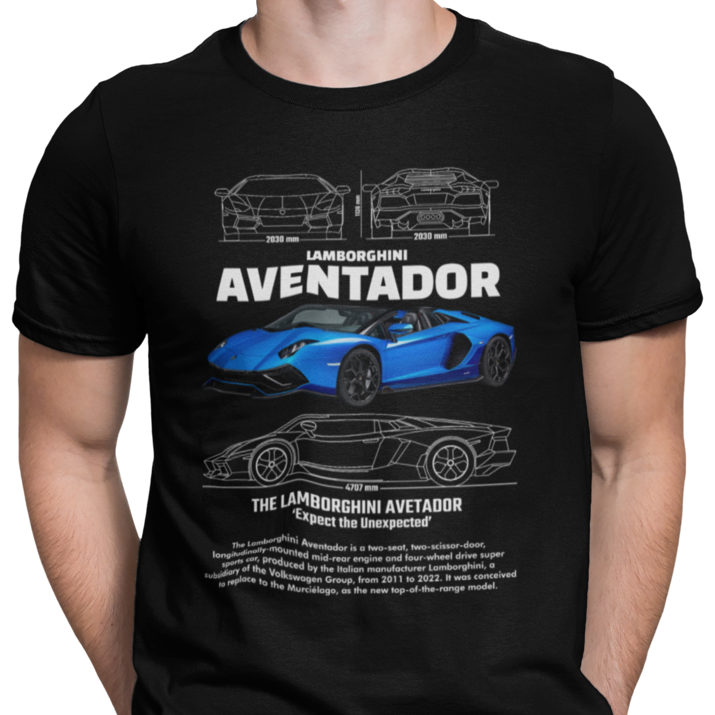 CAMISETA / SUDADERA COCHES LAMBROGHINI AVENTADOR