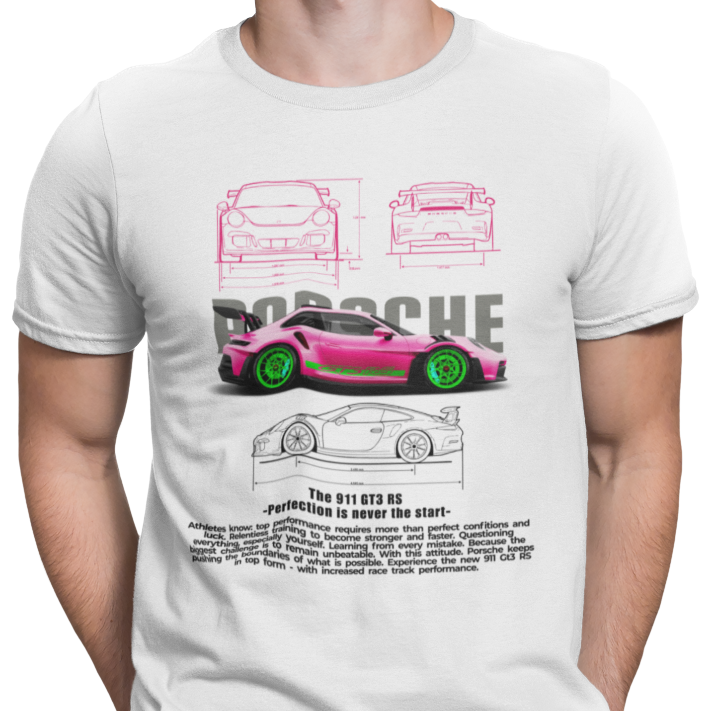 CAMISETA / SUDADERA COCHES PORSCHE 911 GT3 RS