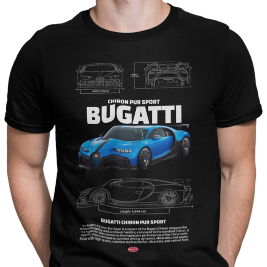 CAMISETA / SUDADERA COCHES BUGATTI CHIRON PUR SPORT