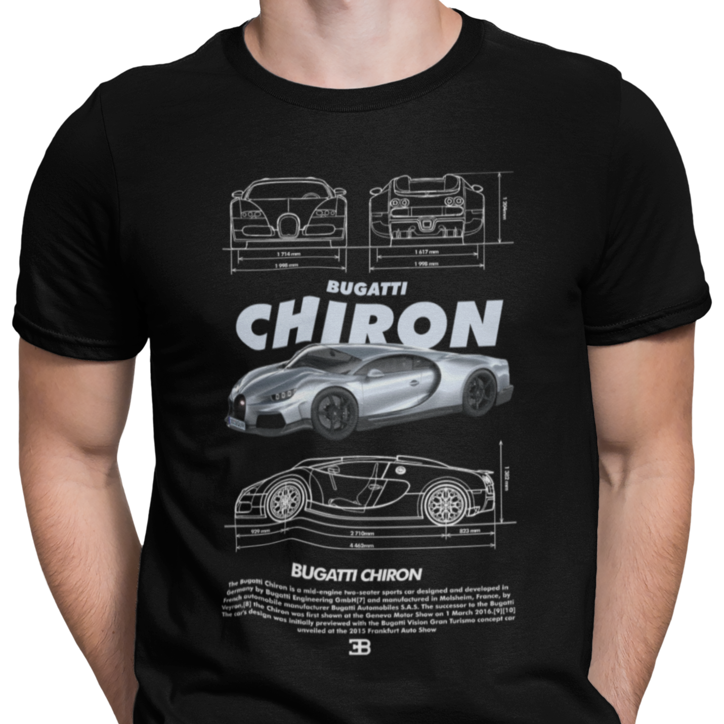 CAMISETA / SUDADERA COCHES BUGATTI CHIRON