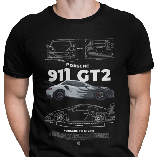CAMISETA / SUDADERA COCHES PORSCHE 911 GT2