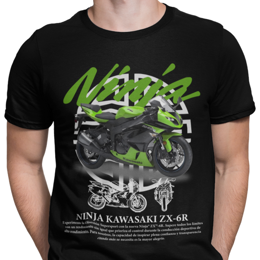 CAMISETA / SUDADERA COCHES MOTOS NINJA KAWASAKI ZX-6R