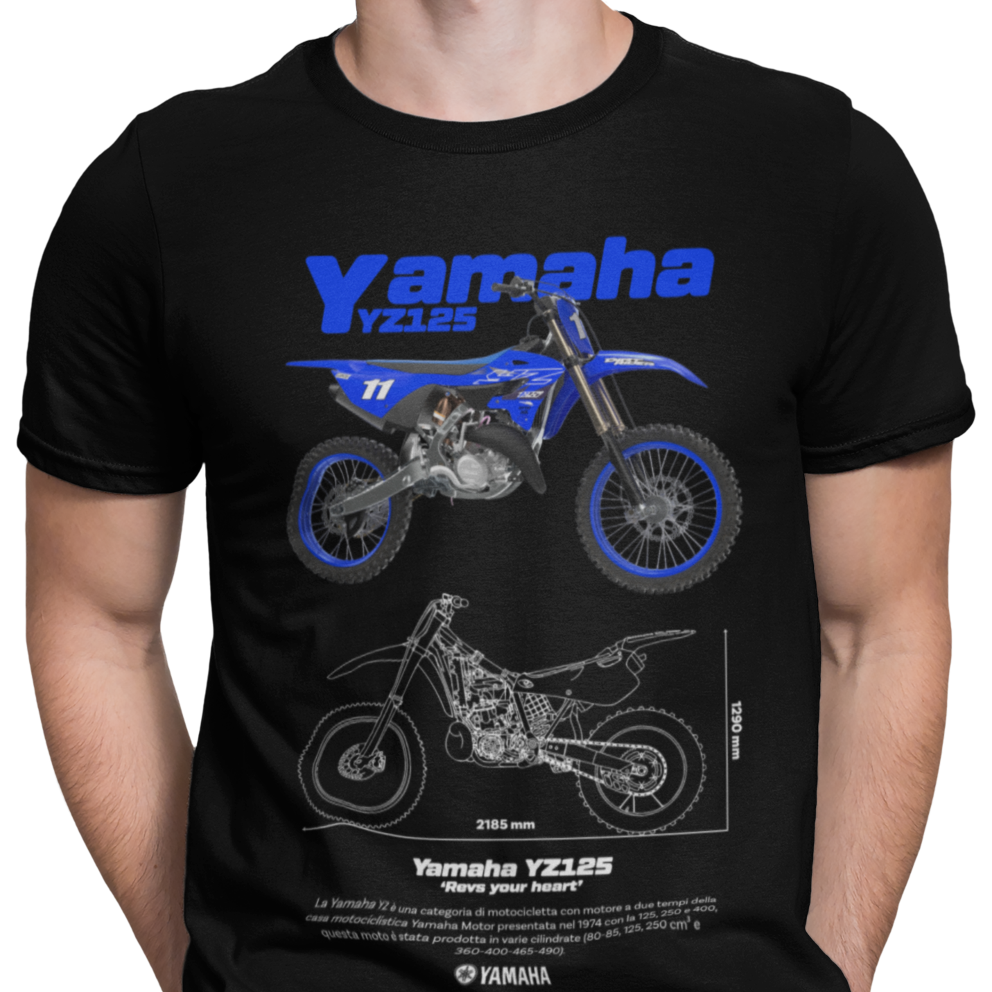 CAMISETA / SUDADERA COCHES MOTOS YAMAHA YZ125