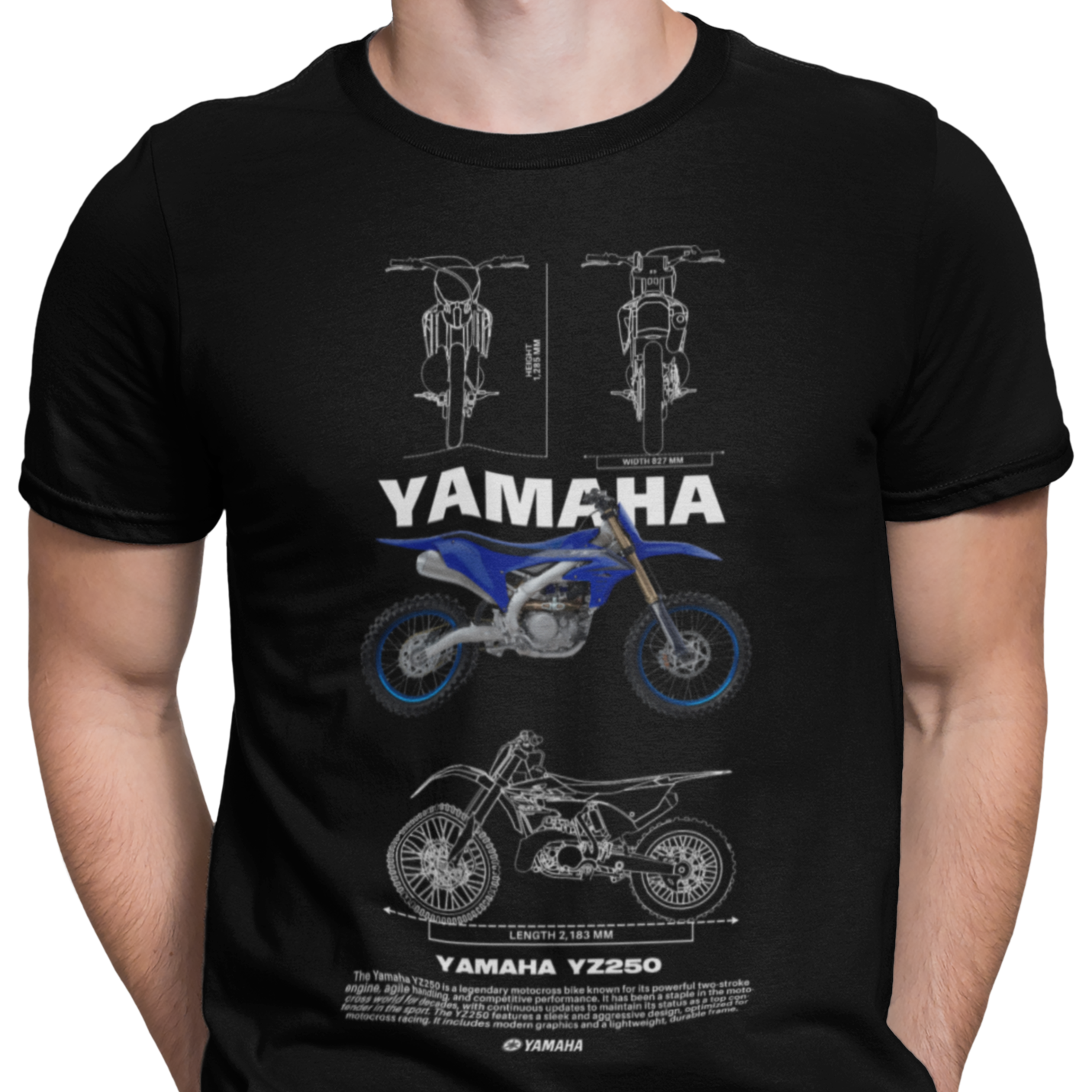 CAMISETA / SUDADERA COCHES MOTOS YAMAHA YZ125