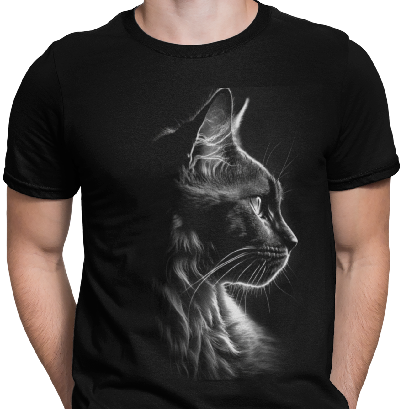 CAMISETA MIRADA DE GATO