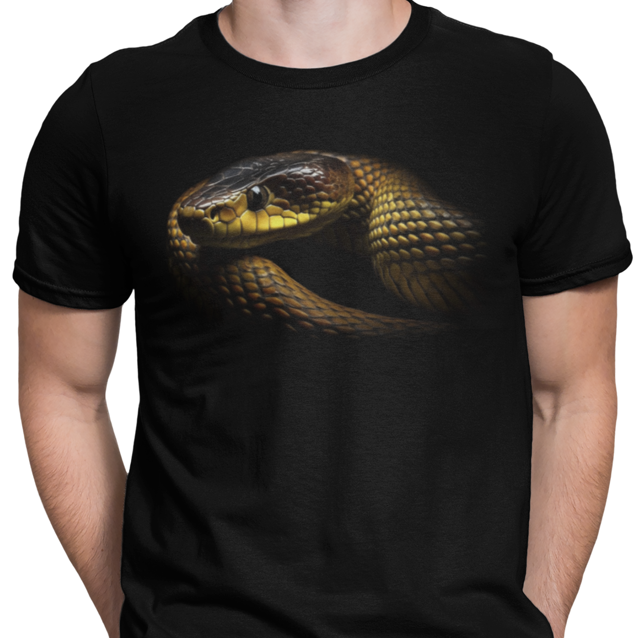 CAMISETA SERPIENTE AMARILLA