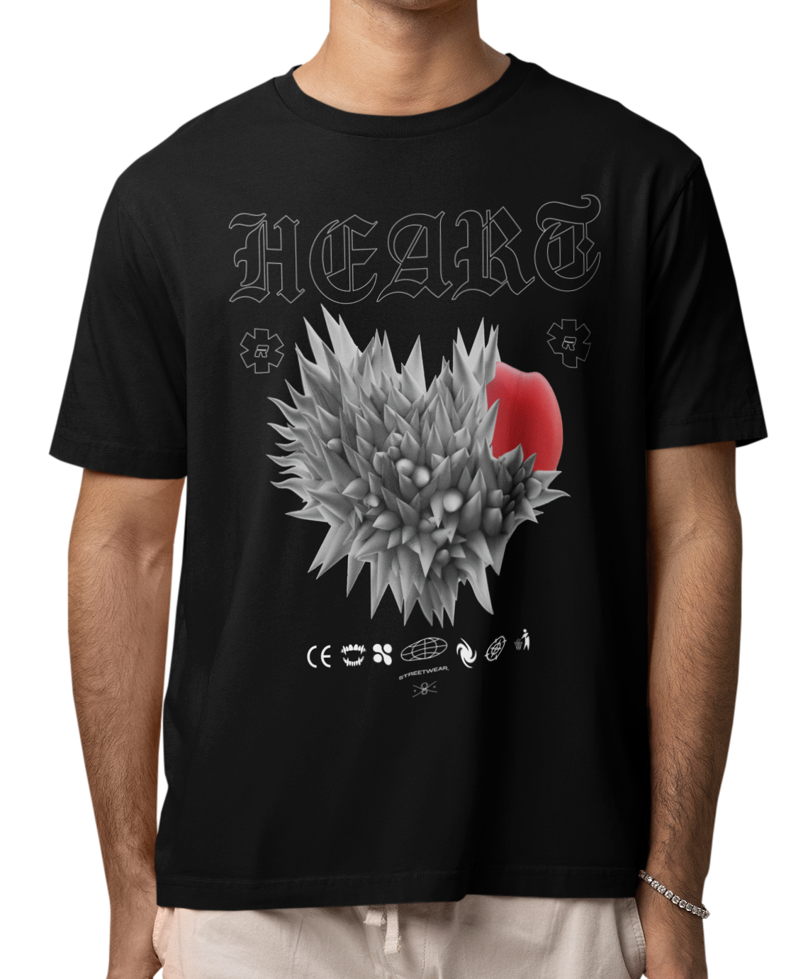 CAMISETA / SUDADERA CORAZON DE HIELO