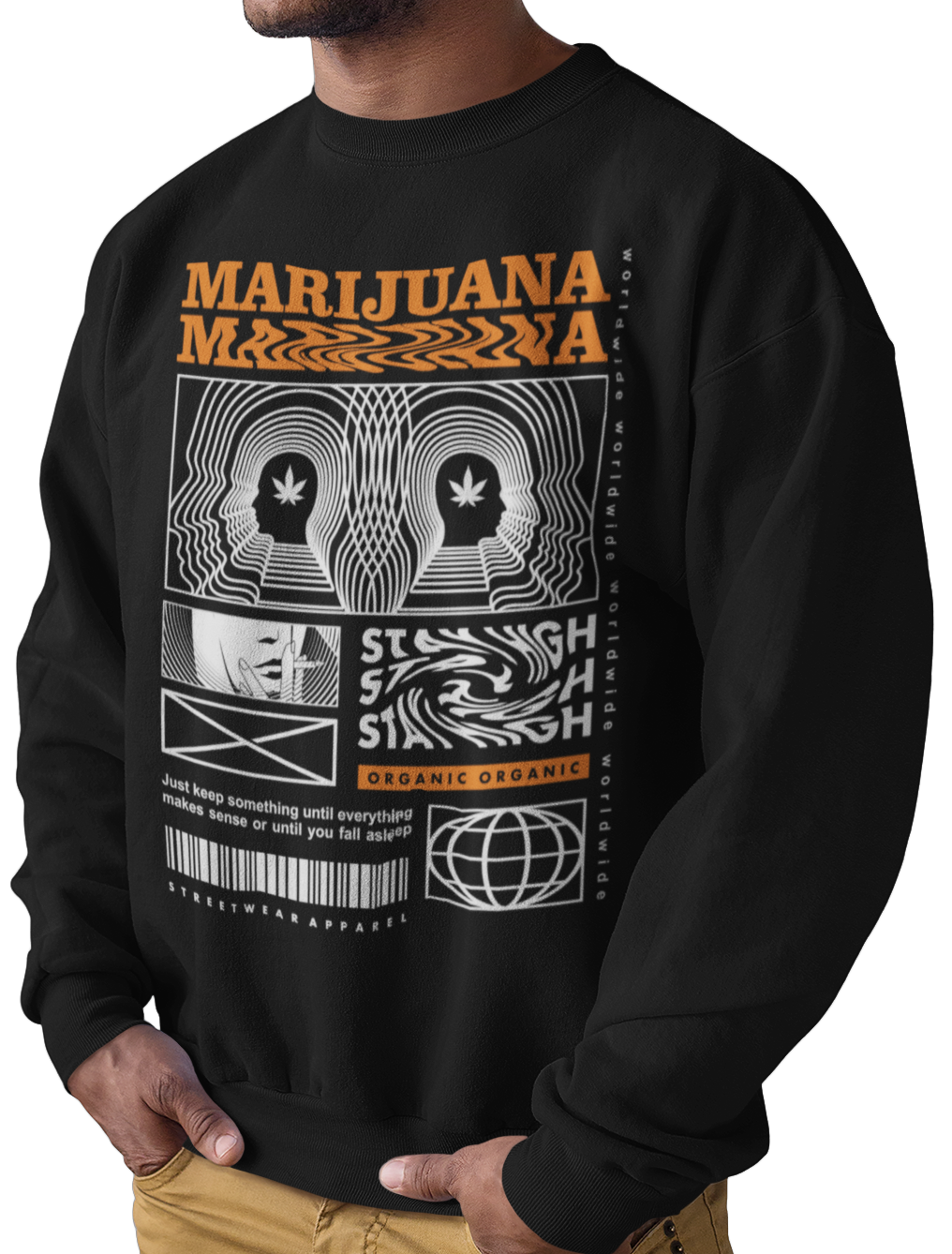 CAMISETA / SUDADERA MARIJUANA STAY