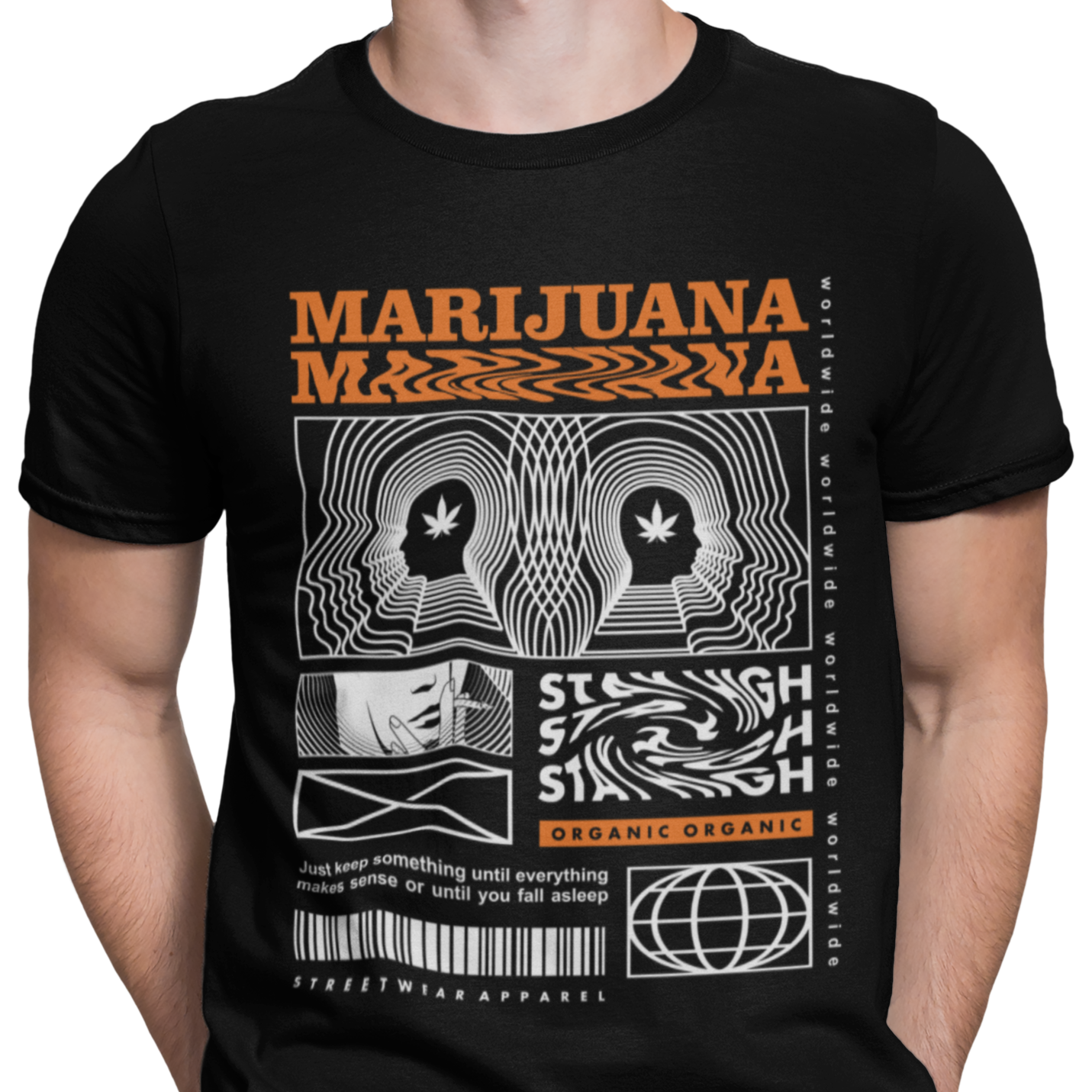 CAMISETA / SUDADERA MARIJUANA STAY
