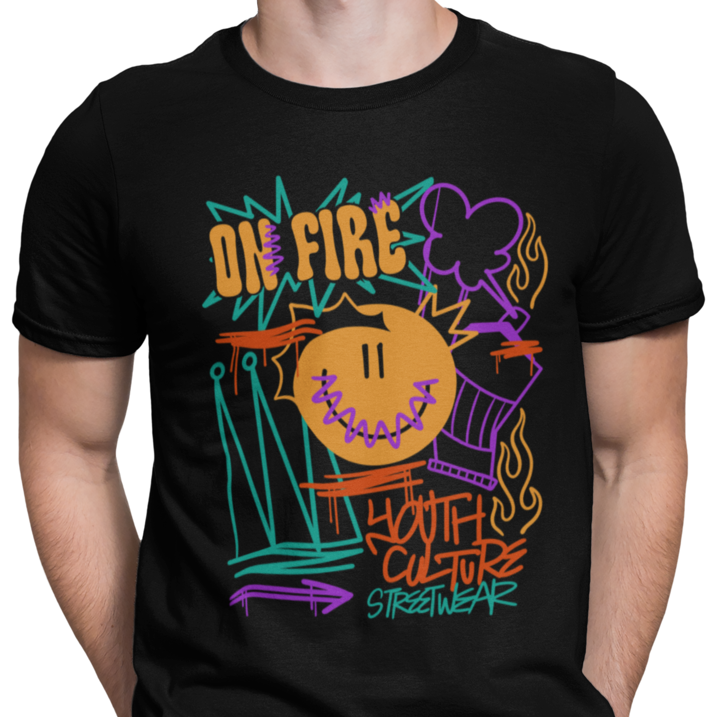 CAMISETA / SUDADERA SMILE ON FIRE