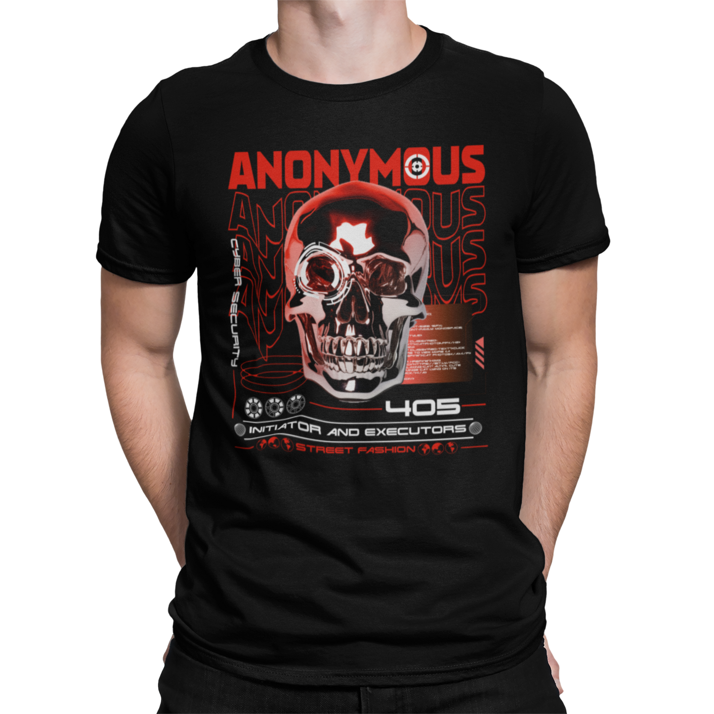 CAMISETA / SUDADERA CALAVERA ANONYMOUS