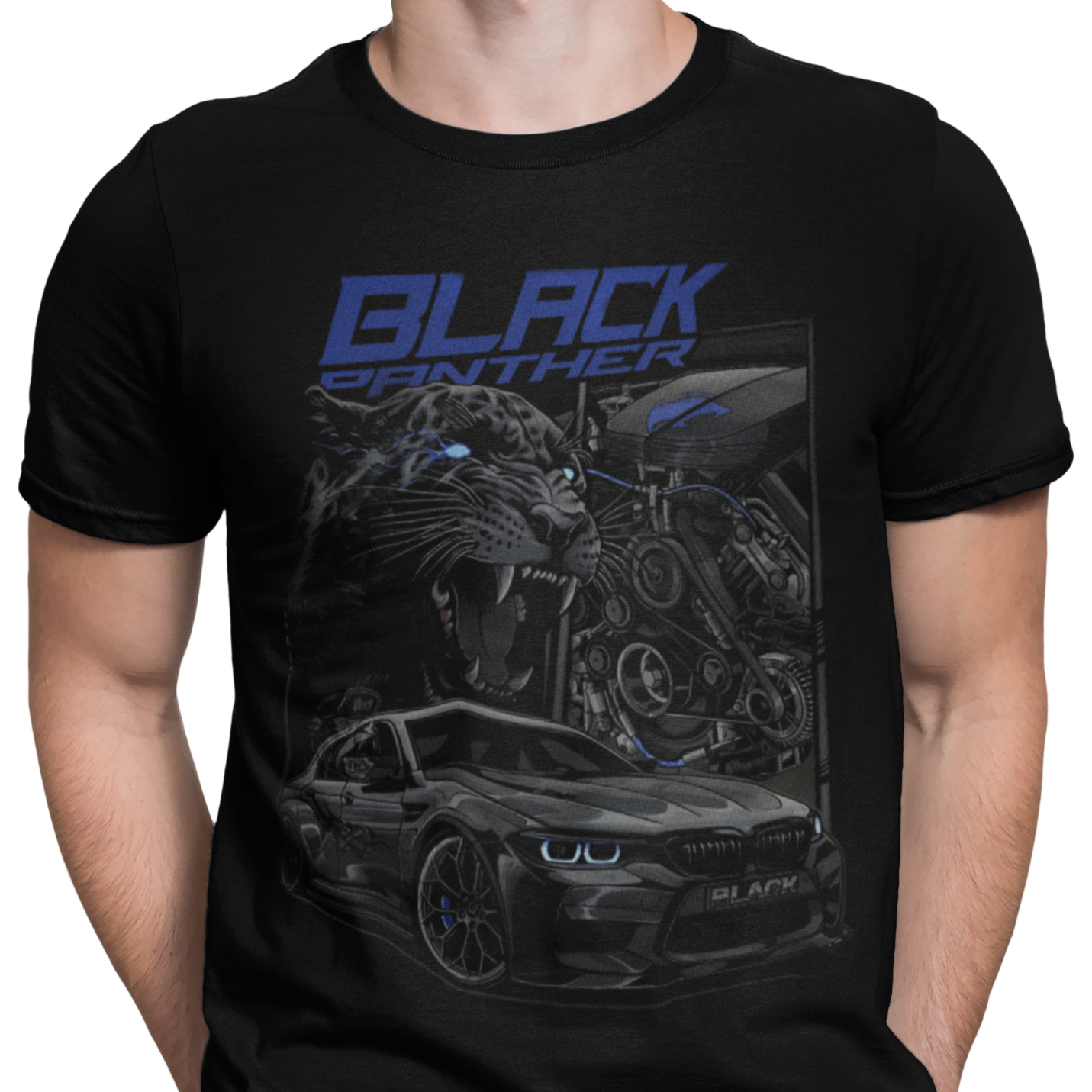 CAMISETA / SUDADERA STREET WEAR CARS BLACK PANTER