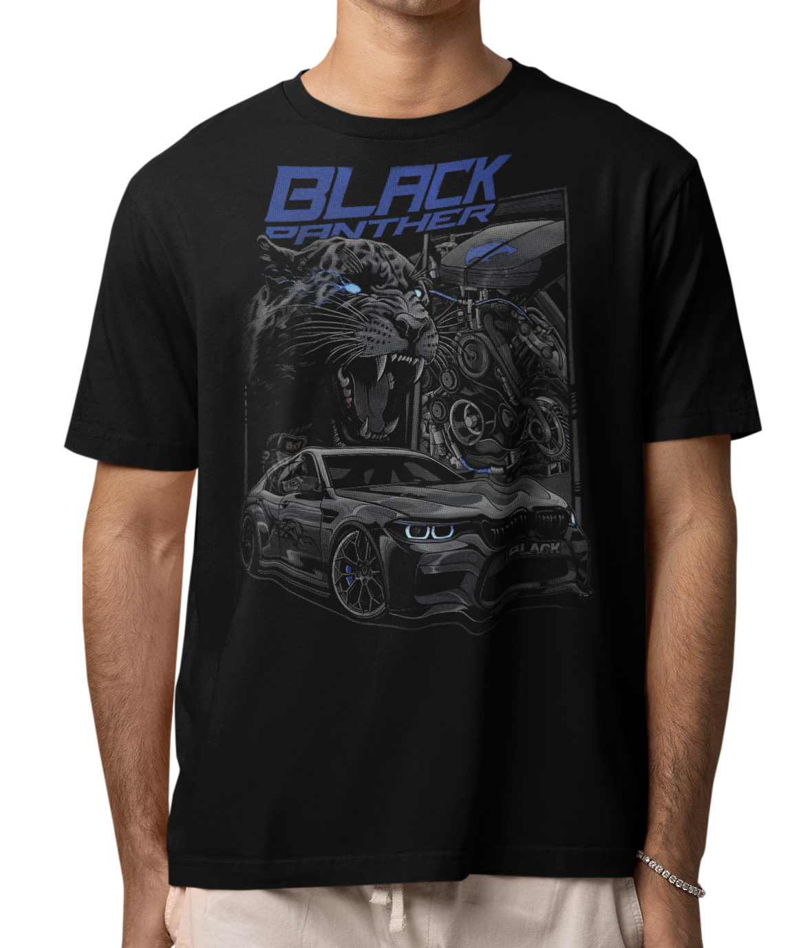 CAMISETA / SUDADERA STREET WEAR CARS BLACK PANTER