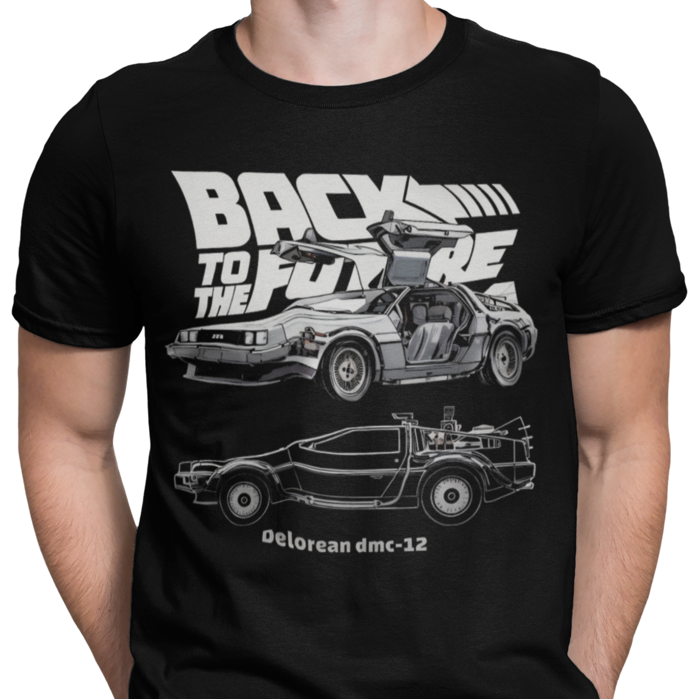 CAMISETA / SUDADERA BLACK TO THE FUTURE DELORIAN