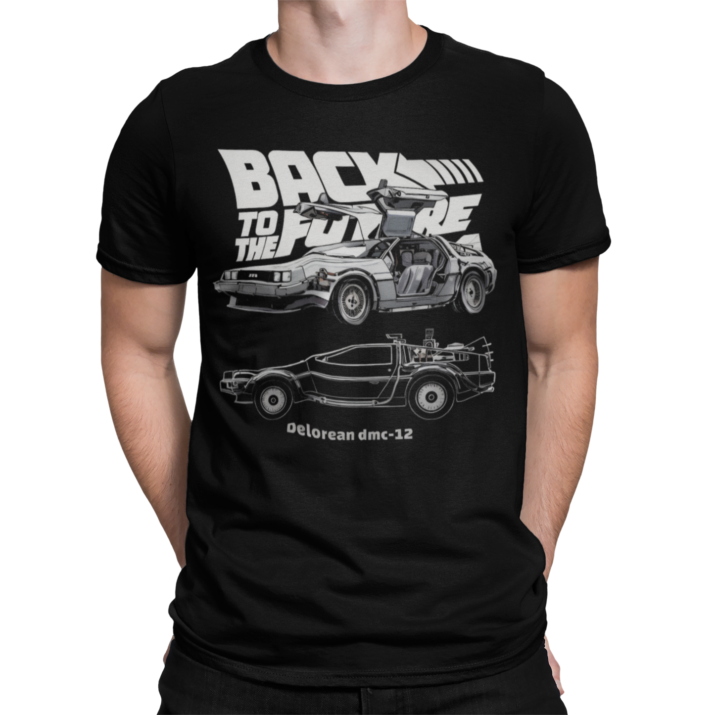 CAMISETA / SUDADERA BLACK TO THE FUTURE DELORIAN