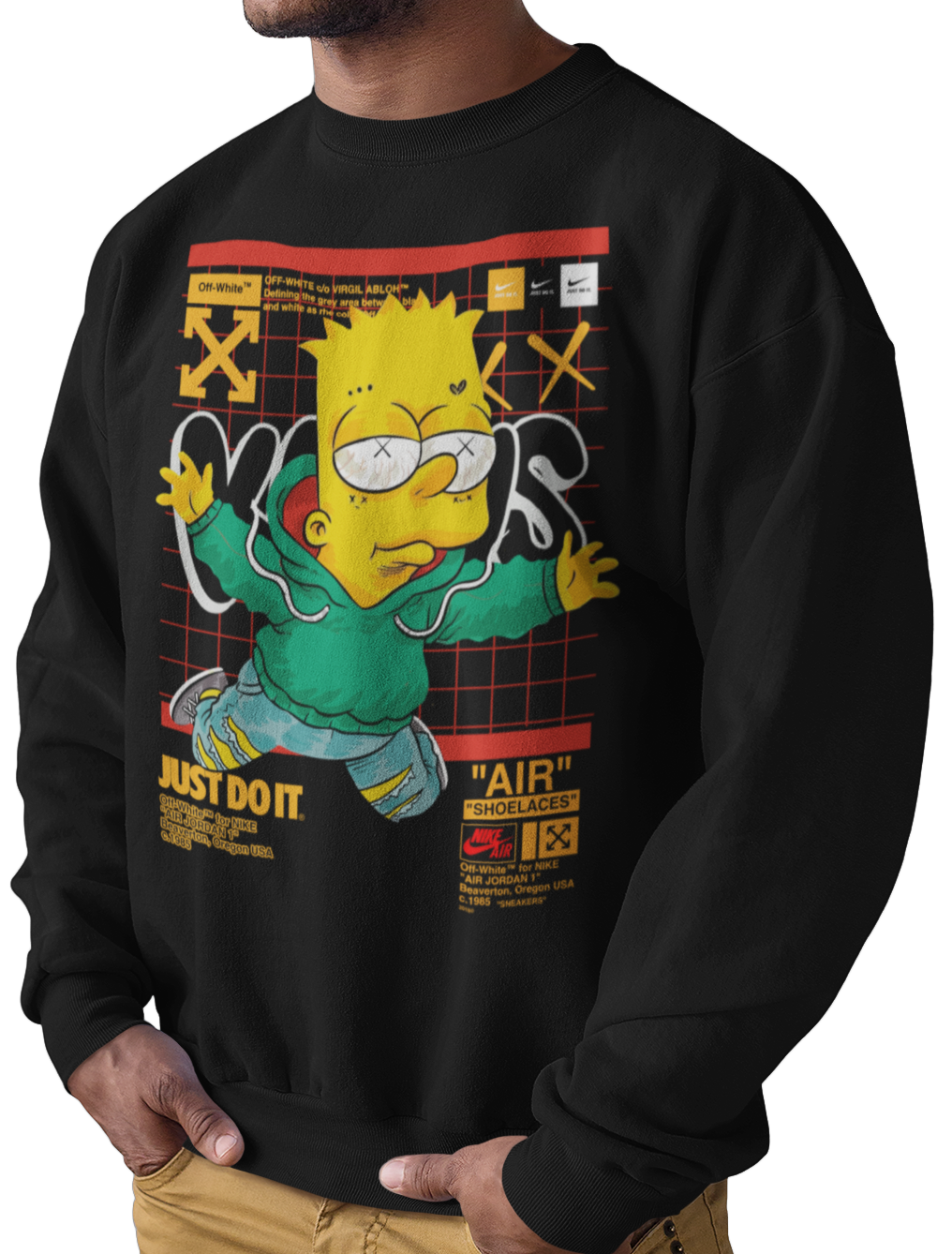 CAMISETA SUDADERA BART SIMPSONS COLOCADO