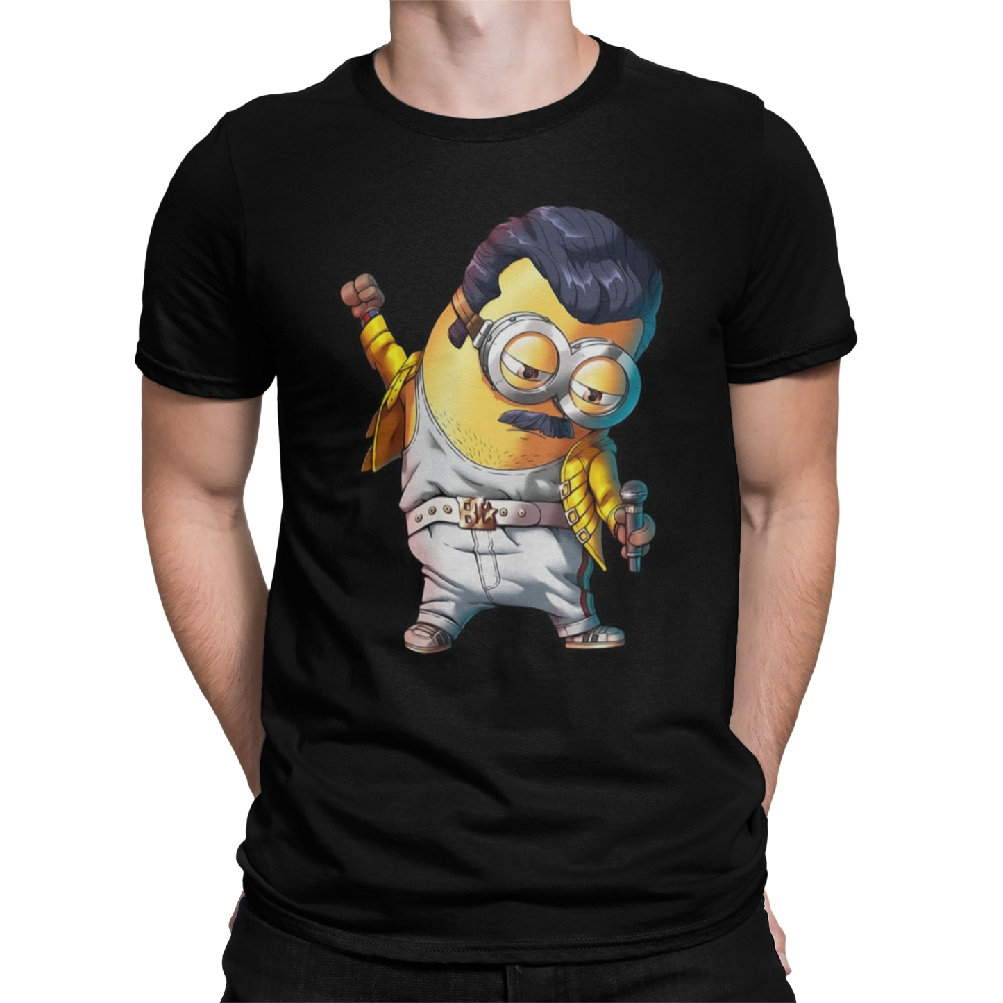 CAMISETA / SUDADERA MINIONS ROQUERO NEGRO