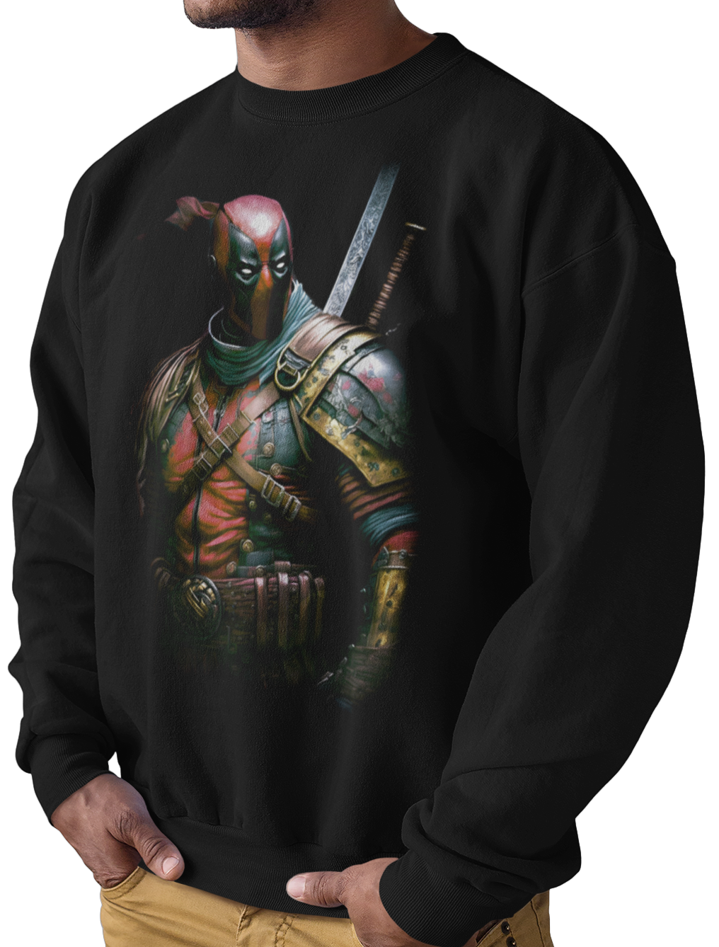 CAMISETA / SUDADERA HEROES DEADPOOL OSCURO