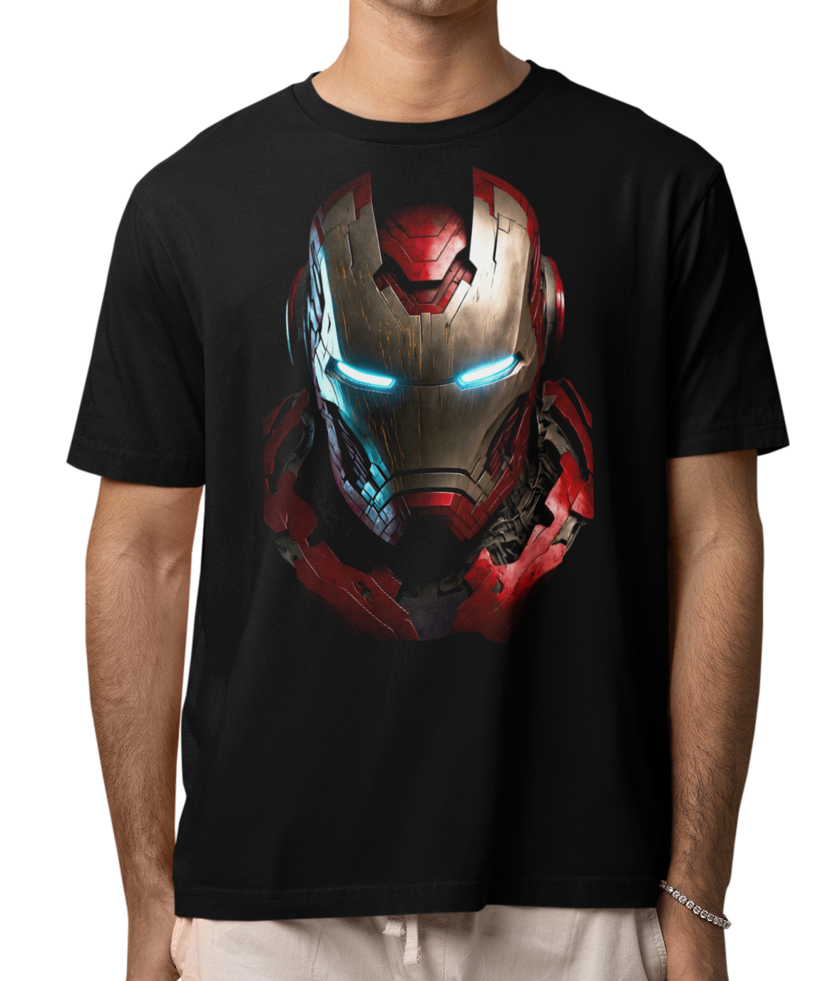 CAMISETA / SUDADERA HEROES IRON MAN OSCURO
