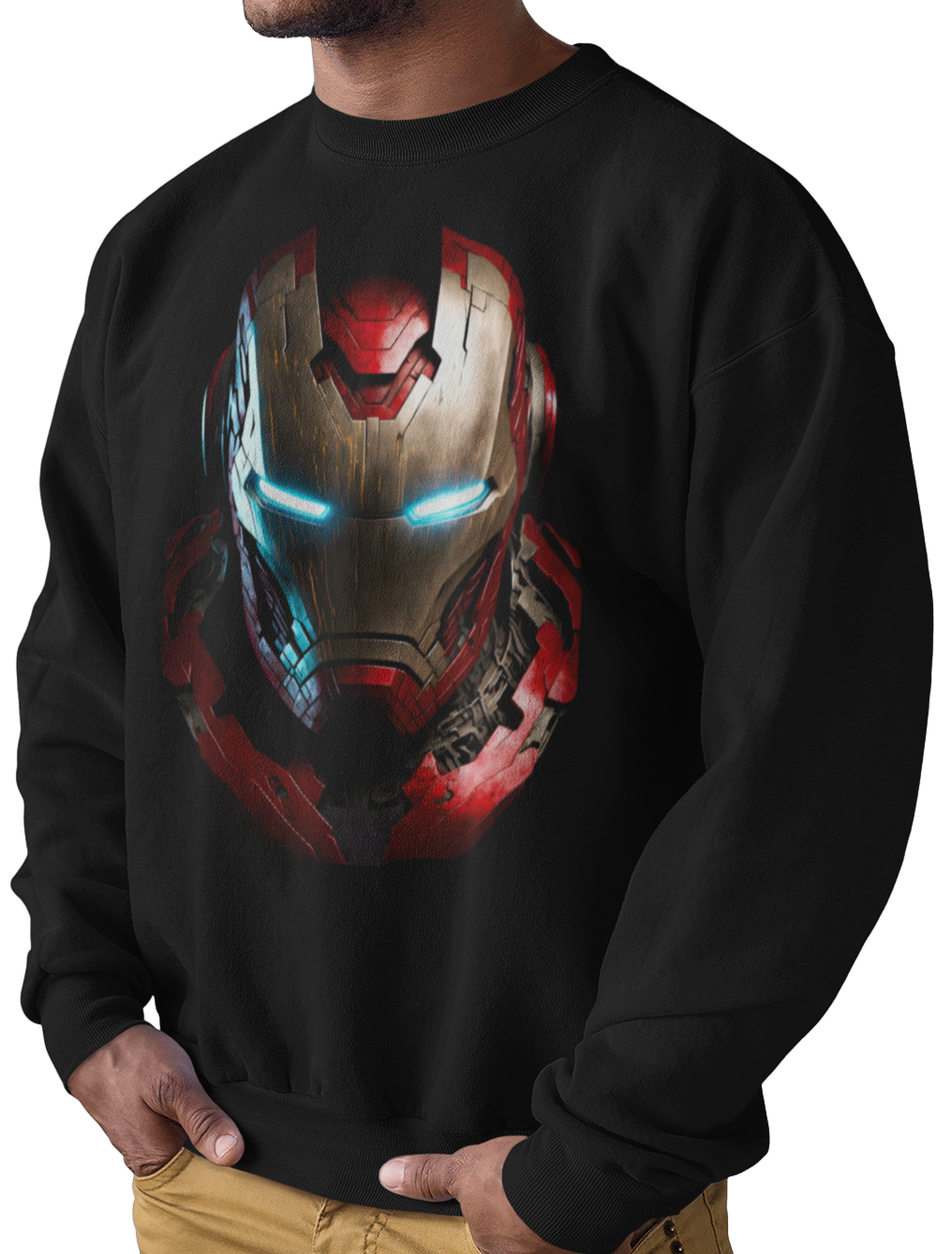 CAMISETA / SUDADERA HEROES IRON MAN OSCURO