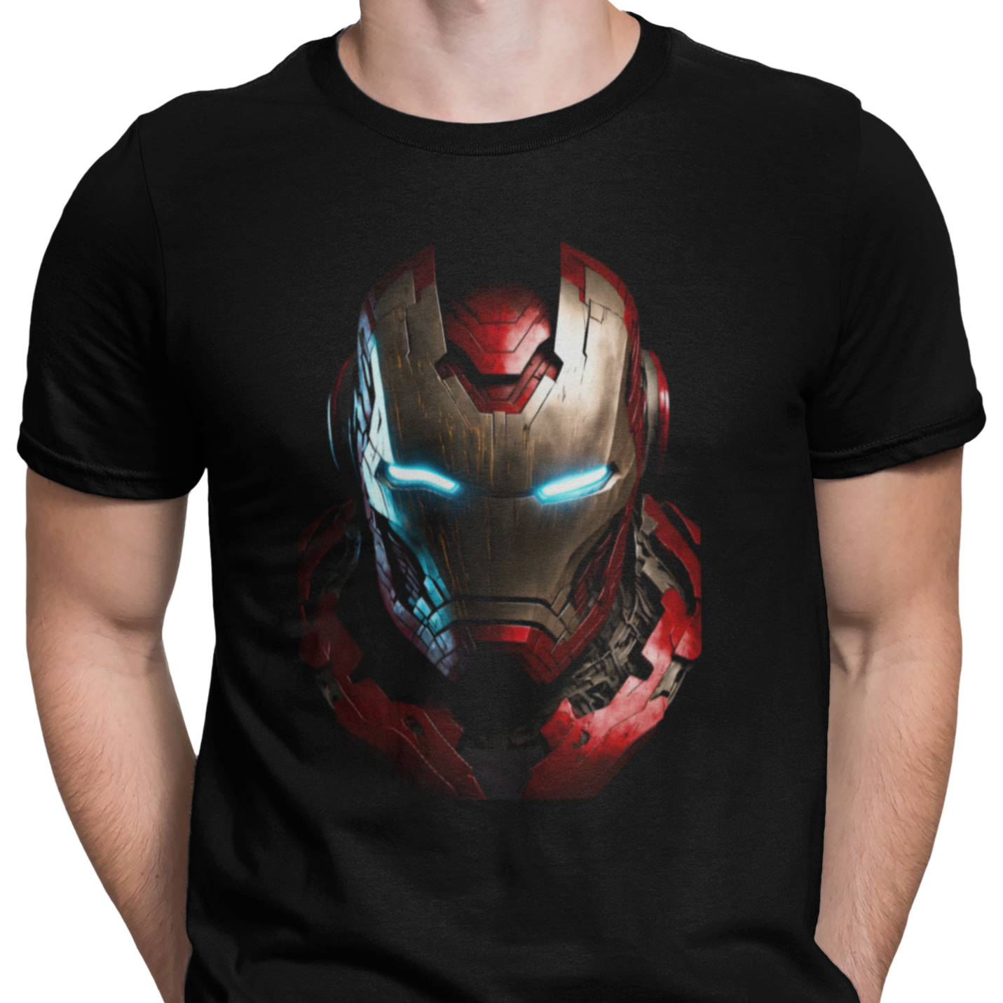 CAMISETA / SUDADERA HEROES IRON MAN OSCURO