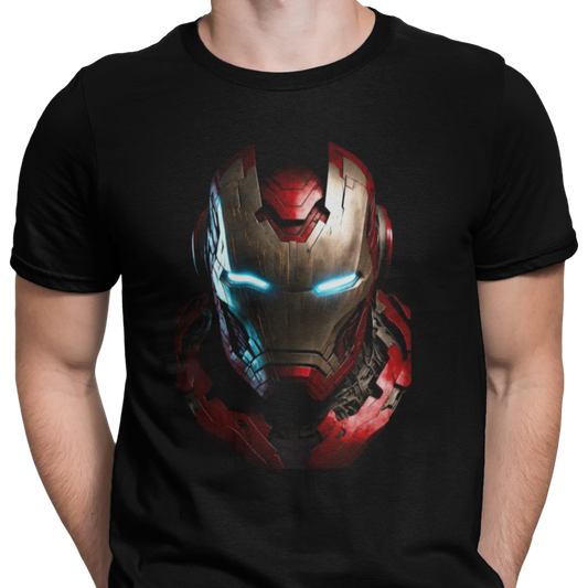 CAMISETA / SUDADERA HEROES IRON MAN OSCURO