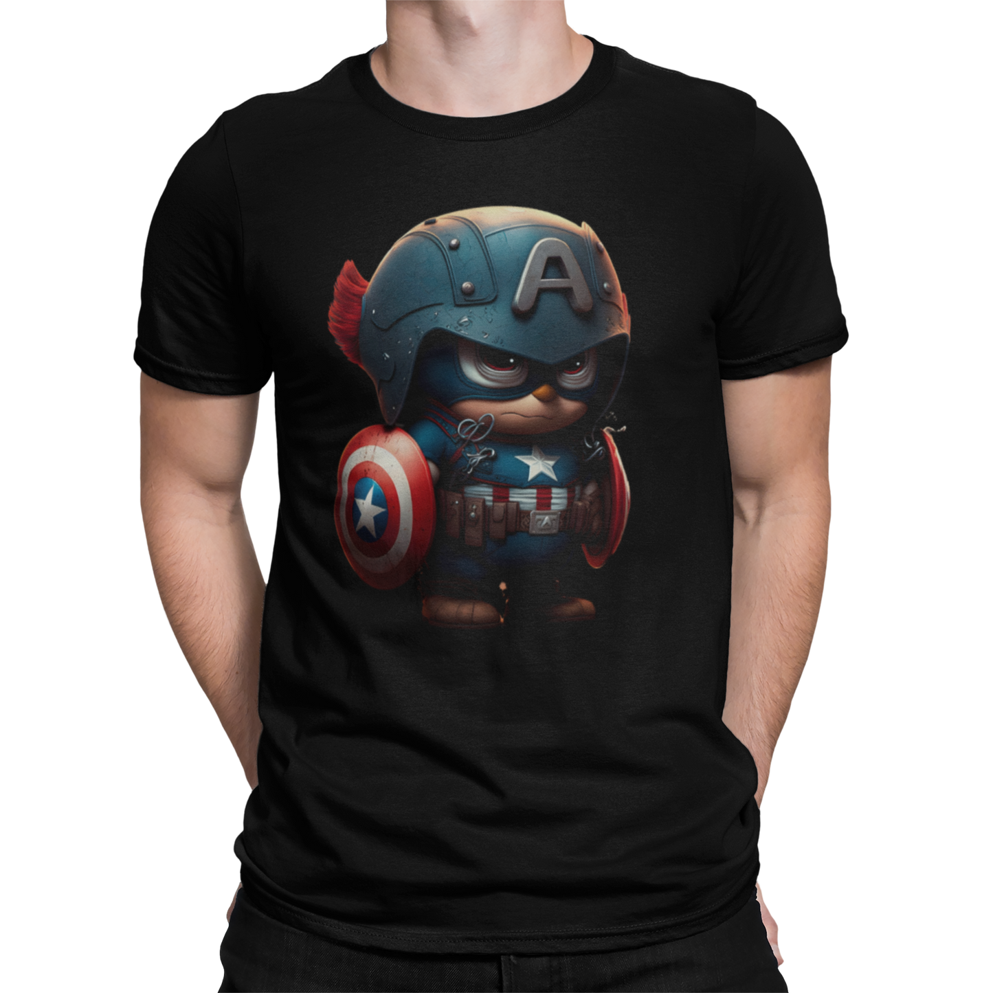 CAMISETA / SUDADERA HEROES MINI CAPITAN AMERICA