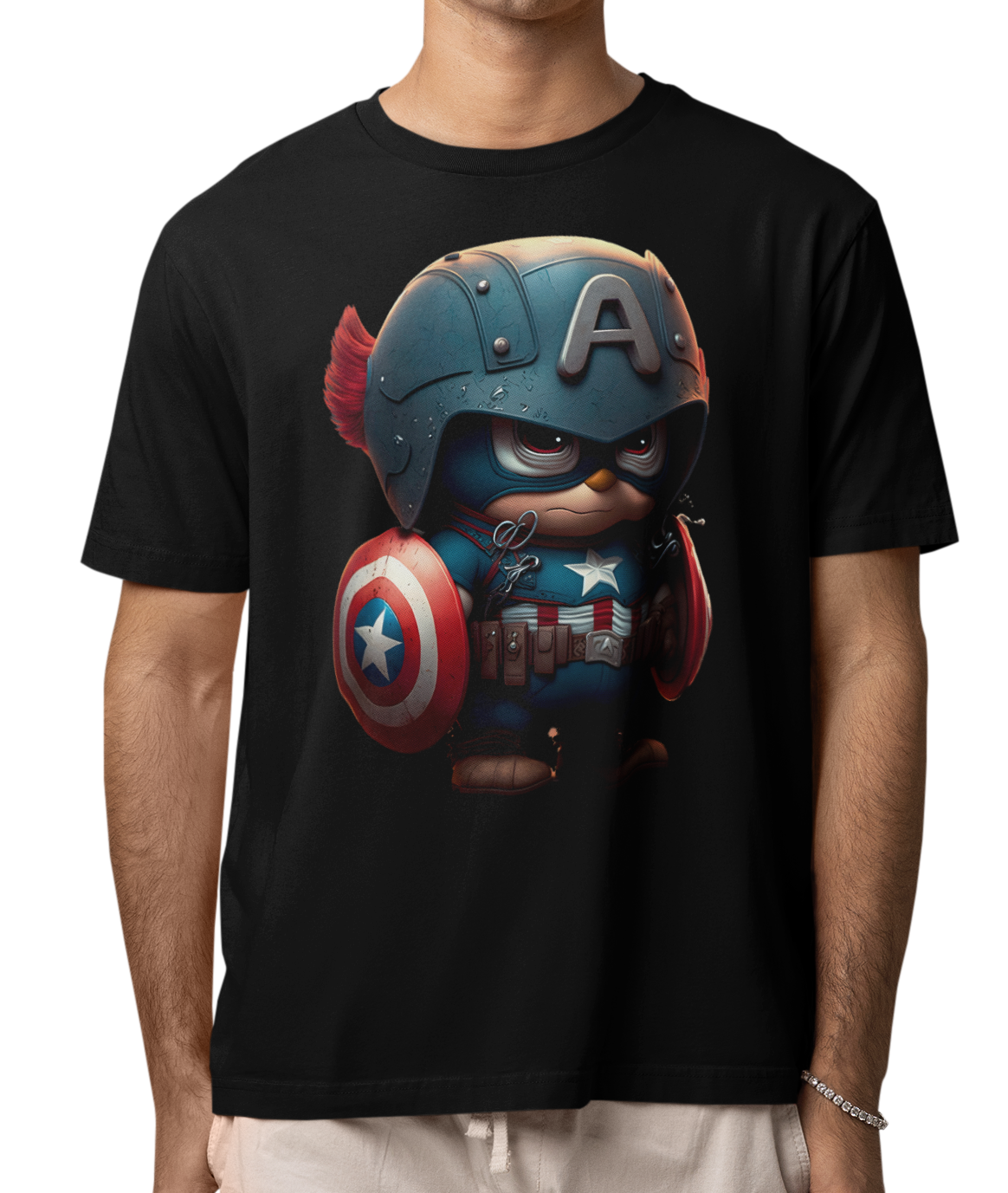 CAMISETA / SUDADERA HEROES MINI CAPITAN AMERICA