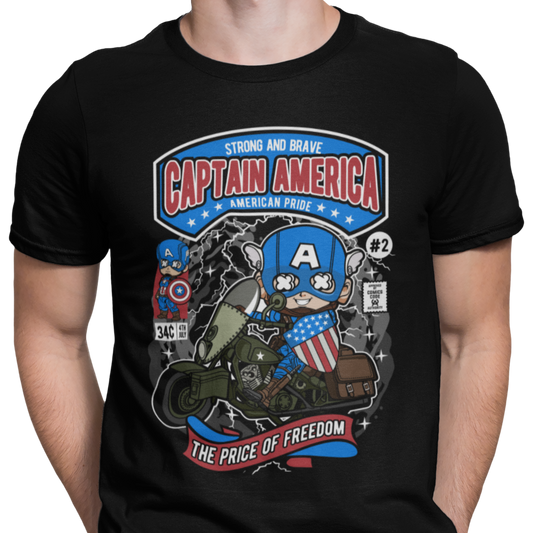 CAMISETA / SUDADERA HEROES CAPITAN AMERICA SCOOTER