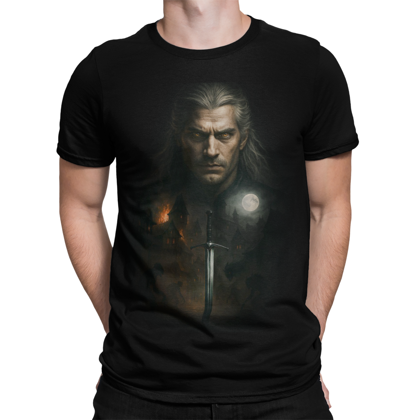 CAMISETA / SUDADERA EL BRUJO ESCUDO ESPADA