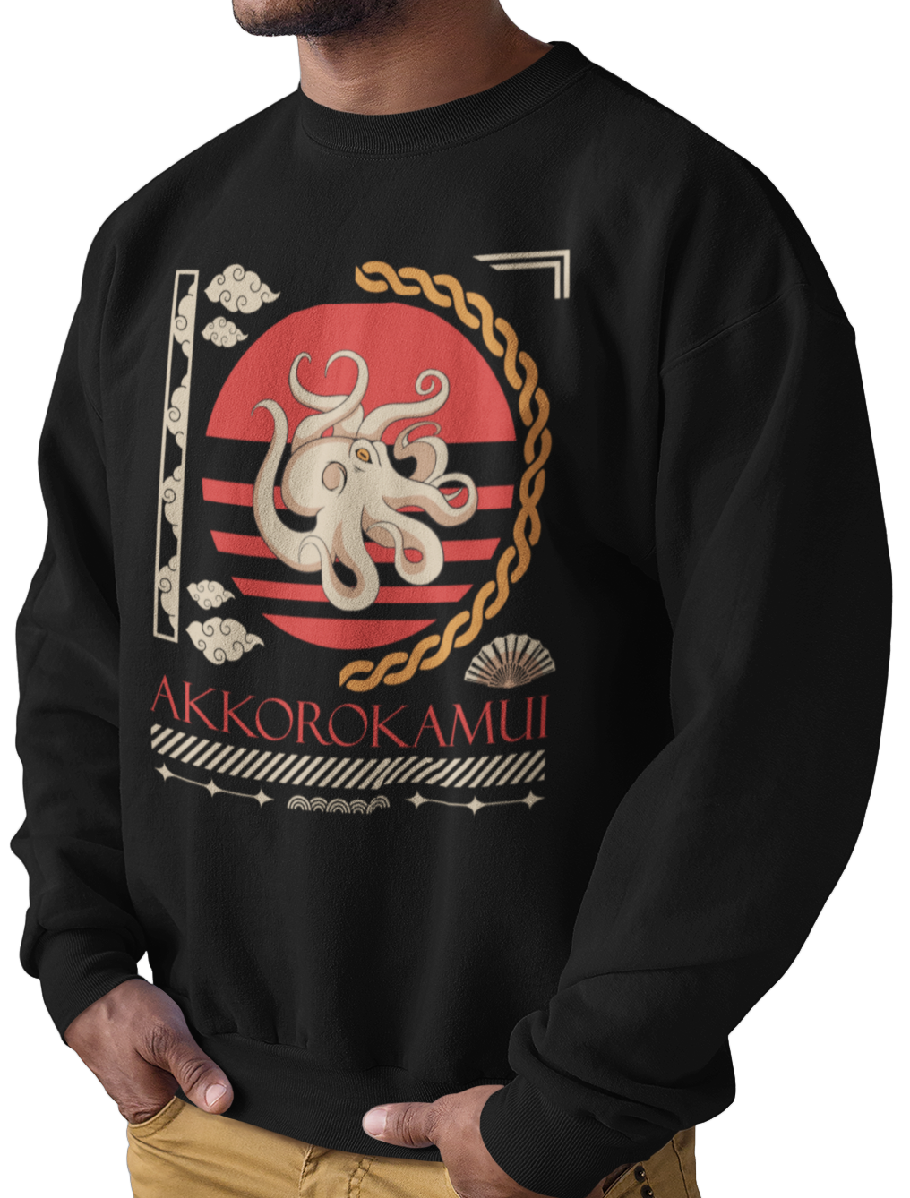 CAMISETA / SUDADERA JAPÓN PULPO AKKOROKAMUI