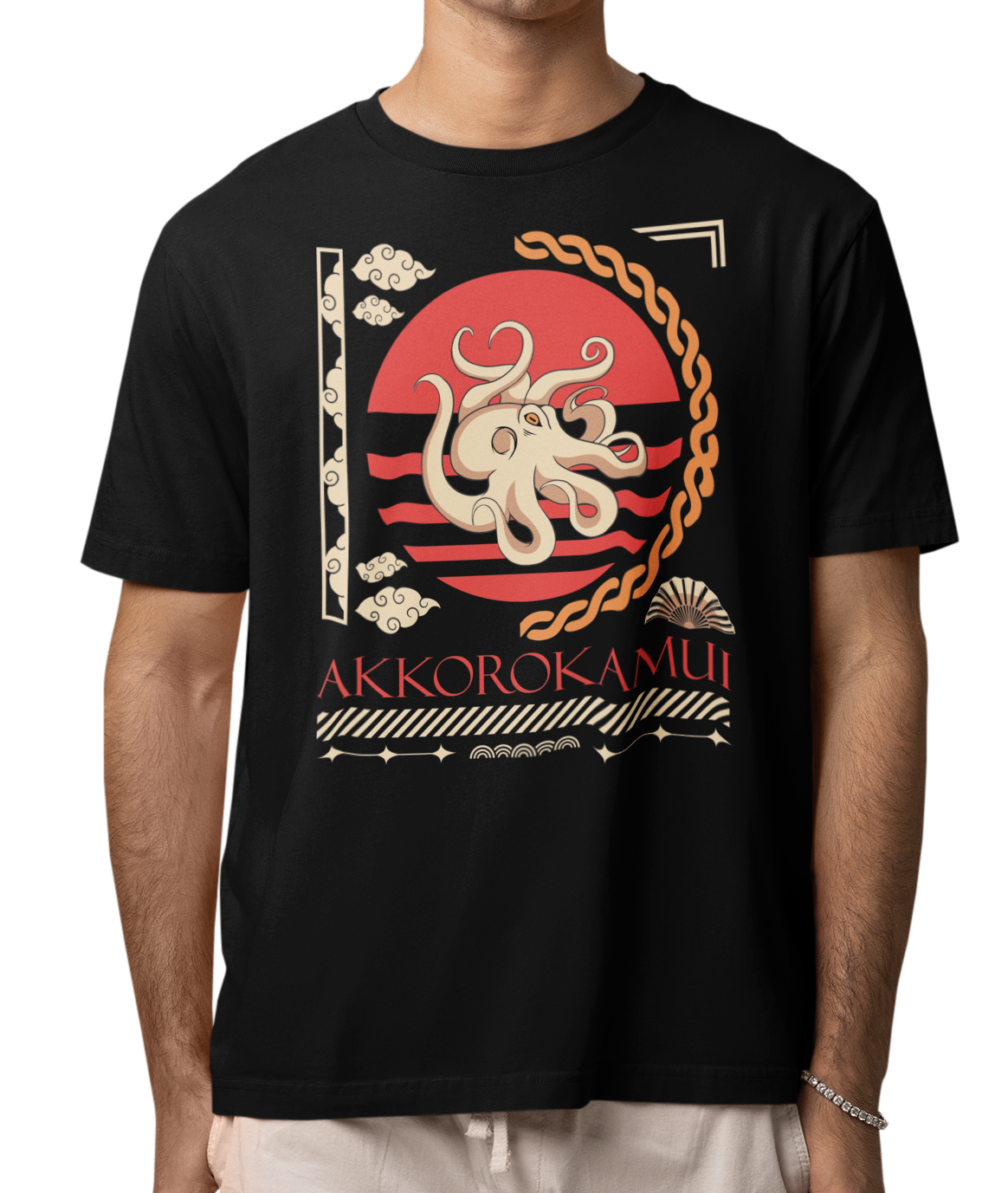 CAMISETA / SUDADERA JAPÓN PULPO AKKOROKAMUI