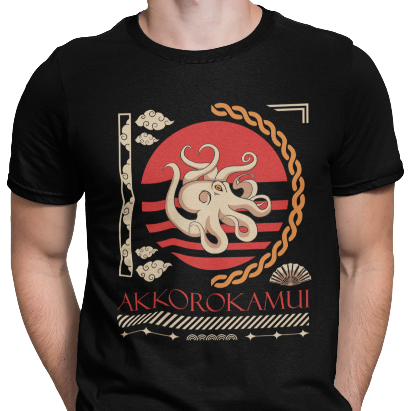 CAMISETA / SUDADERA JAPÓN PULPO AKKOROKAMUI