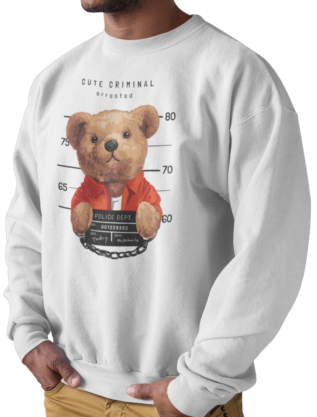 CAMISETA / SUDADERA OSO FICHA POLICIAL