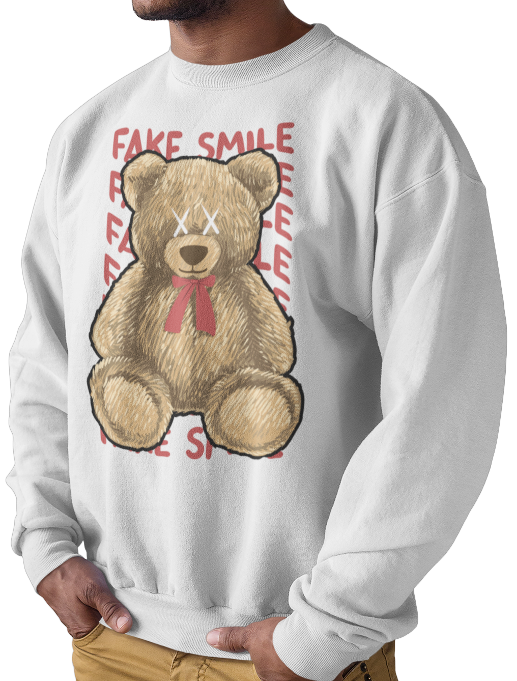 CAMISETA / SUDADERA OSO STAY FAKE SMILE