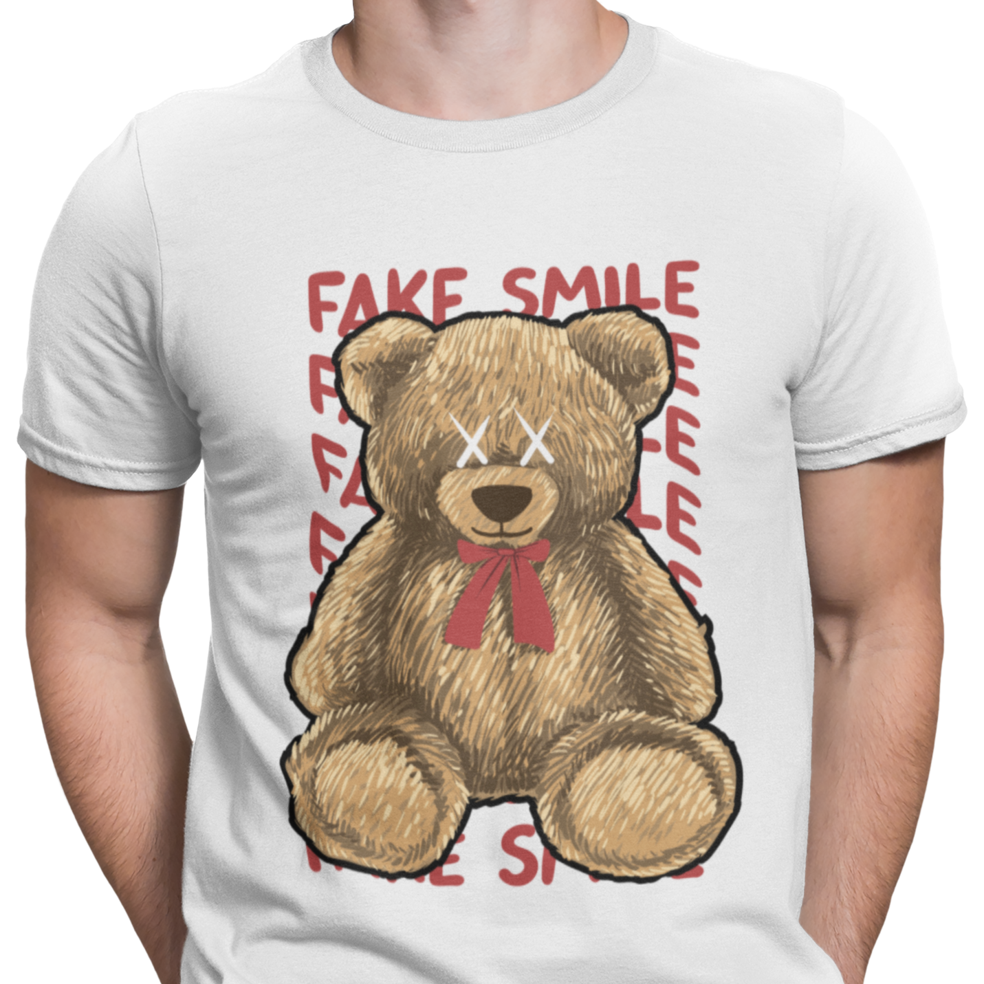 CAMISETA / SUDADERA OSO STAY FAKE SMILE