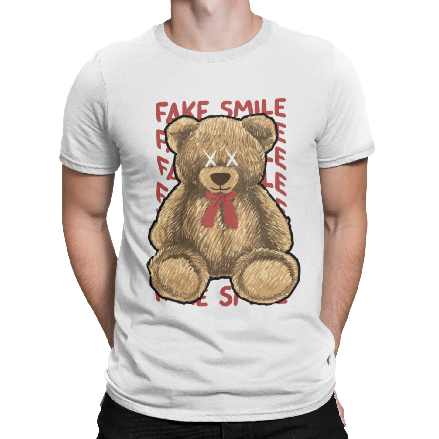 CAMISETA / SUDADERA OSO STAY FAKE SMILE