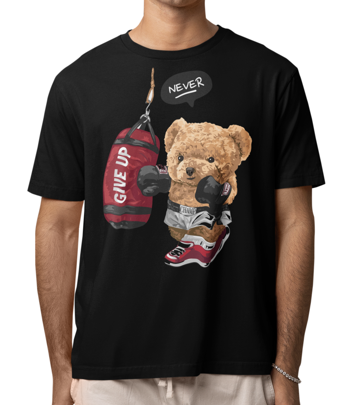 CAMISETA / SUDADERA OSO BOXEADOR