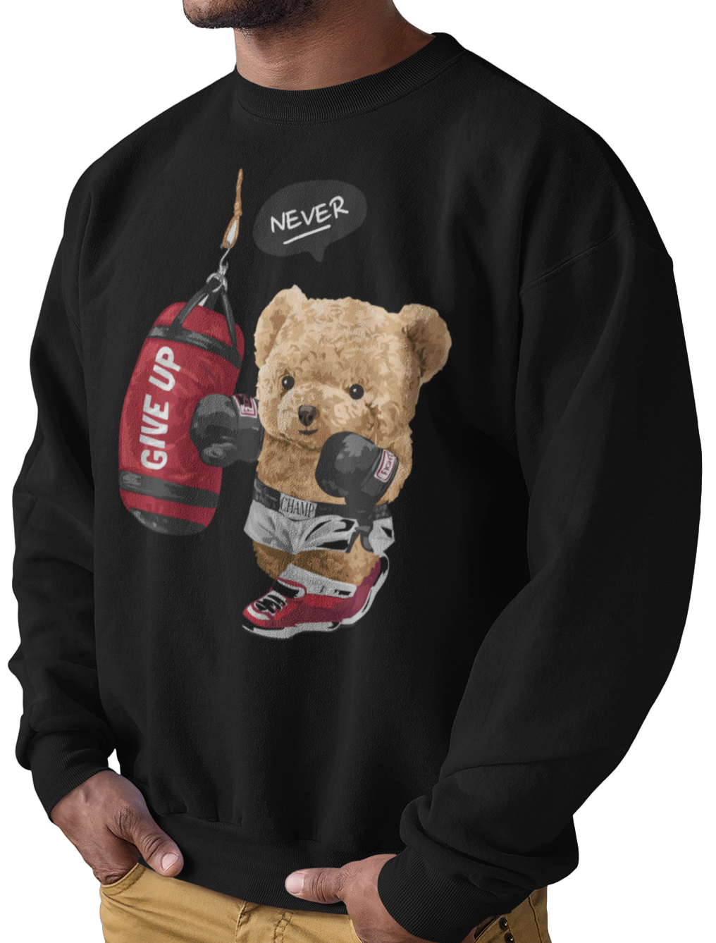 CAMISETA / SUDADERA OSO BOXEADOR