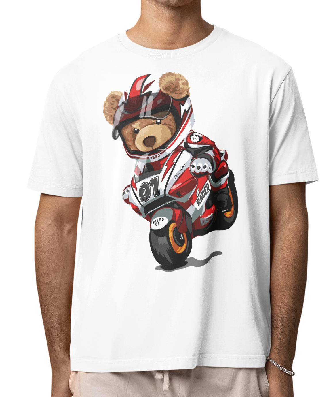 CAMISETA / SUDADERA OSO MOTORISTA
