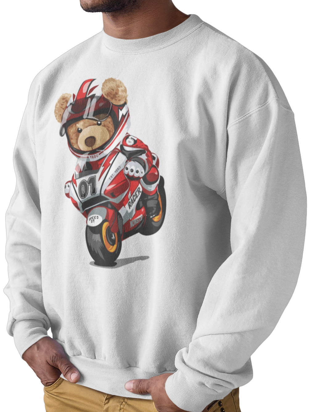 CAMISETA / SUDADERA OSO MOTORISTA