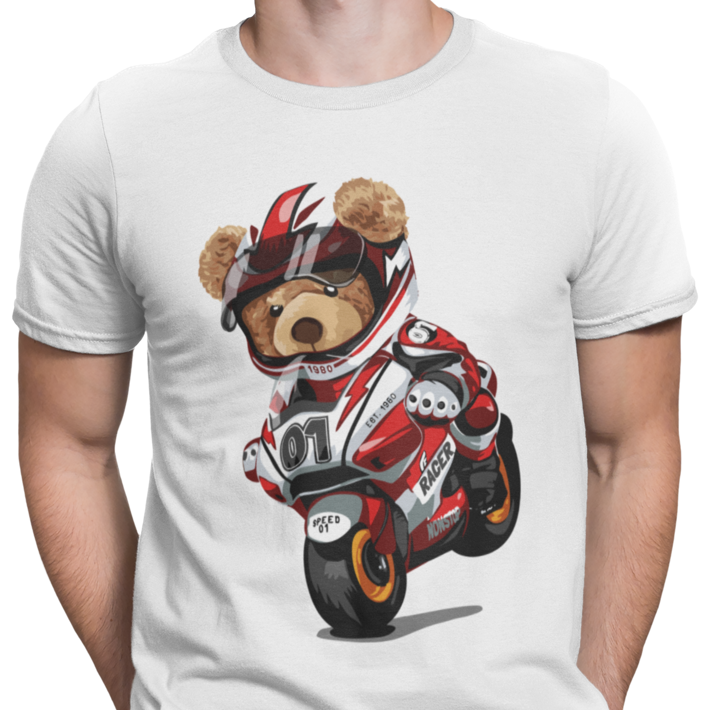 CAMISETA / SUDADERA OSO MOTORISTA