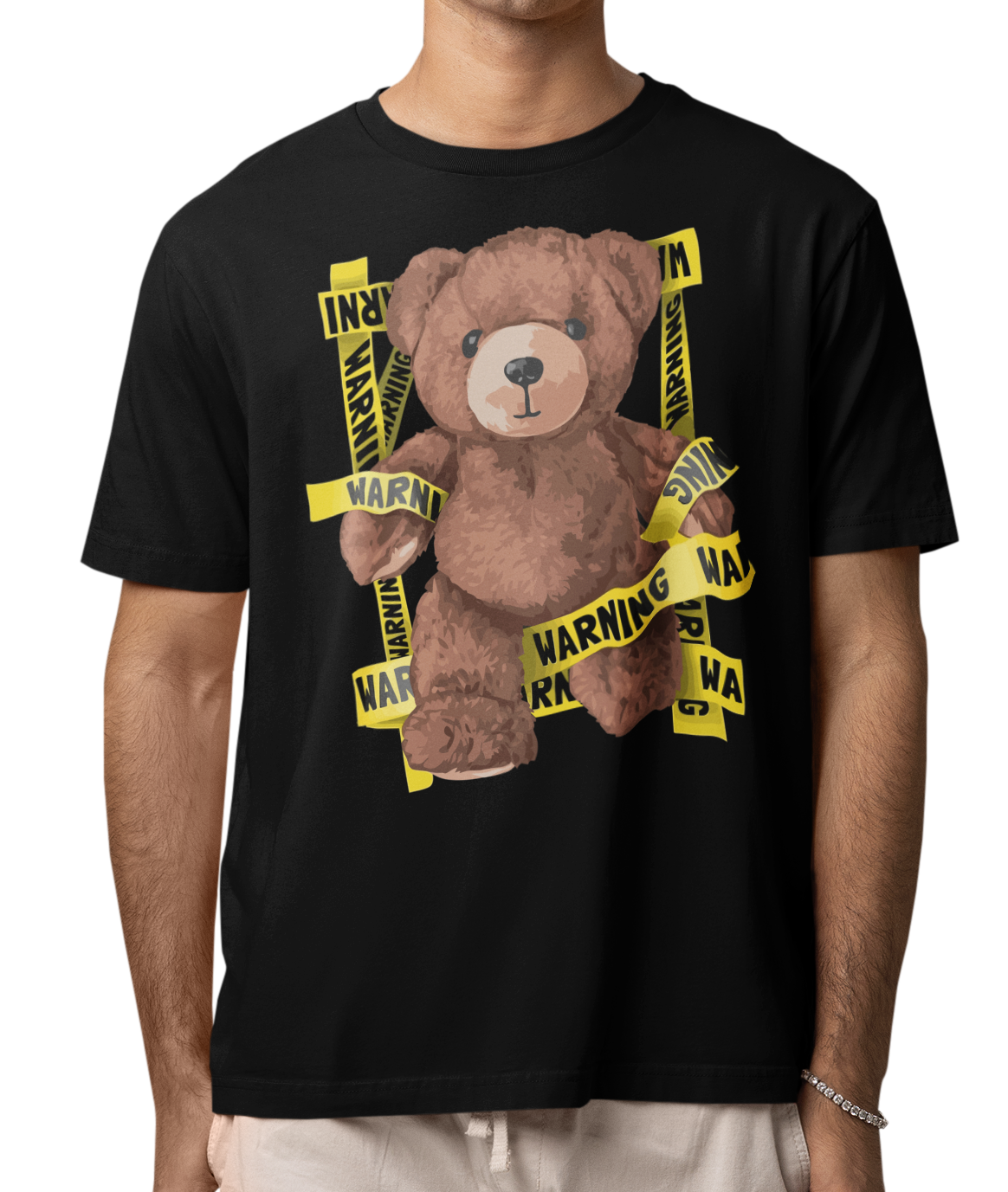 CAMISETA / SUDADERA OSO CINTA WARNING