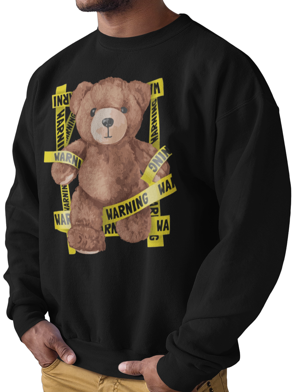 CAMISETA / SUDADERA OSO CINTA WARNING