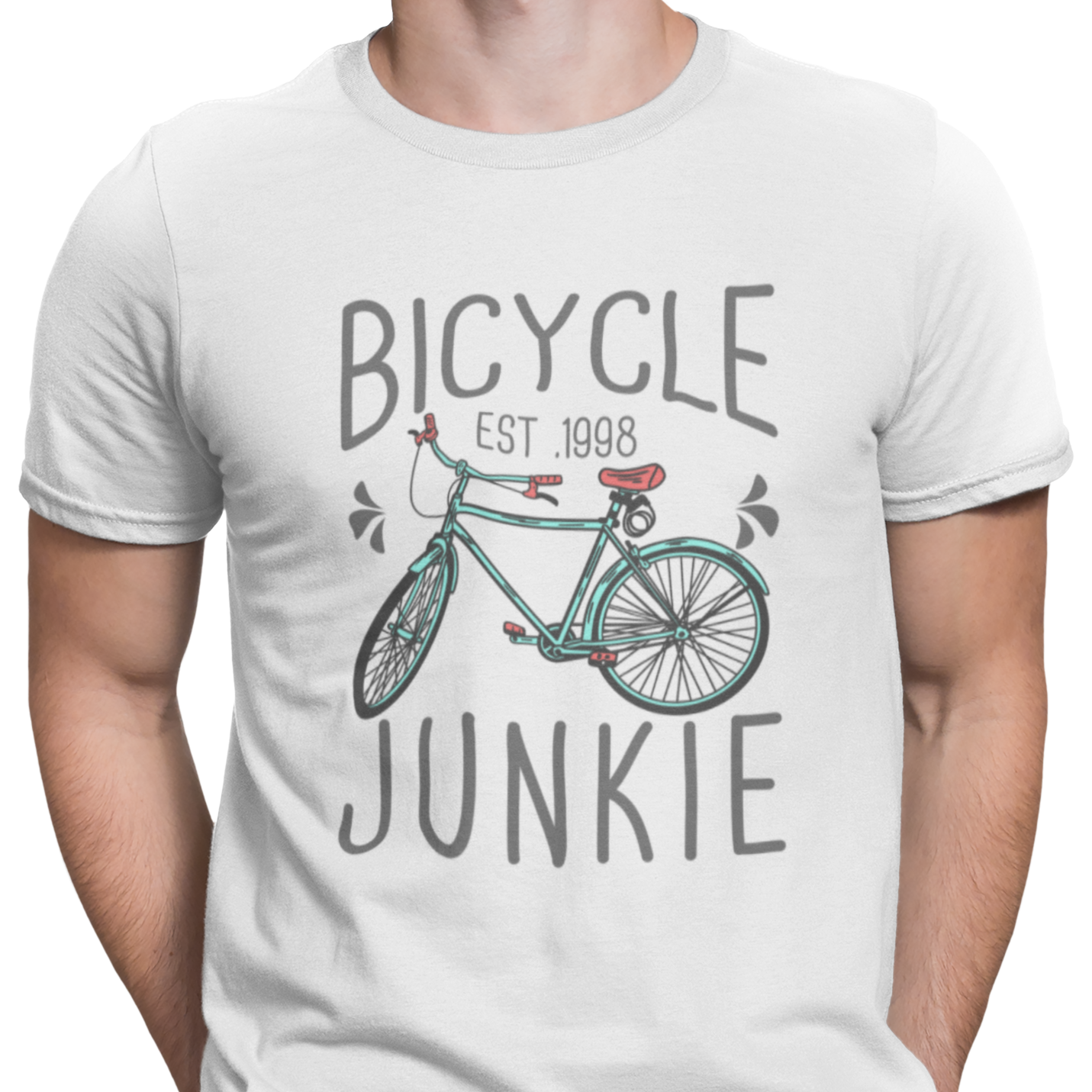 CAMISETA / SUDADERA RETRO BICYCLE BLANCA